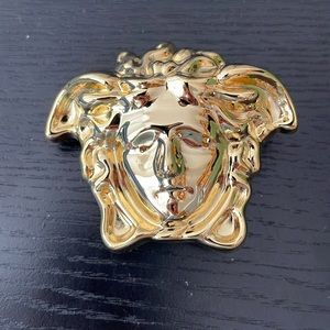 Versace golden Medusa Head Buckle